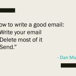 How to write a good email - email marketing Oakville