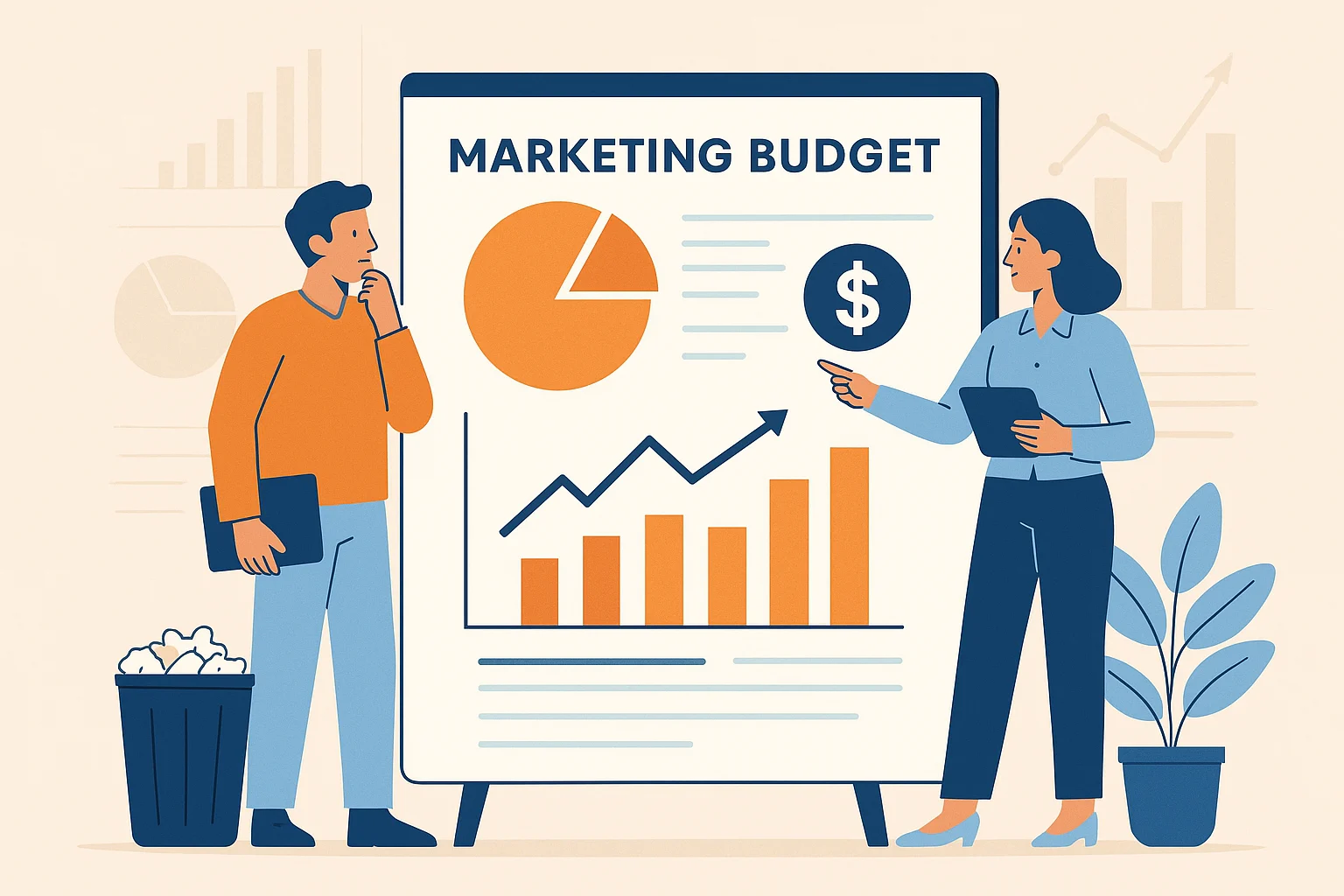 A leaking funnel or broken piggy bank