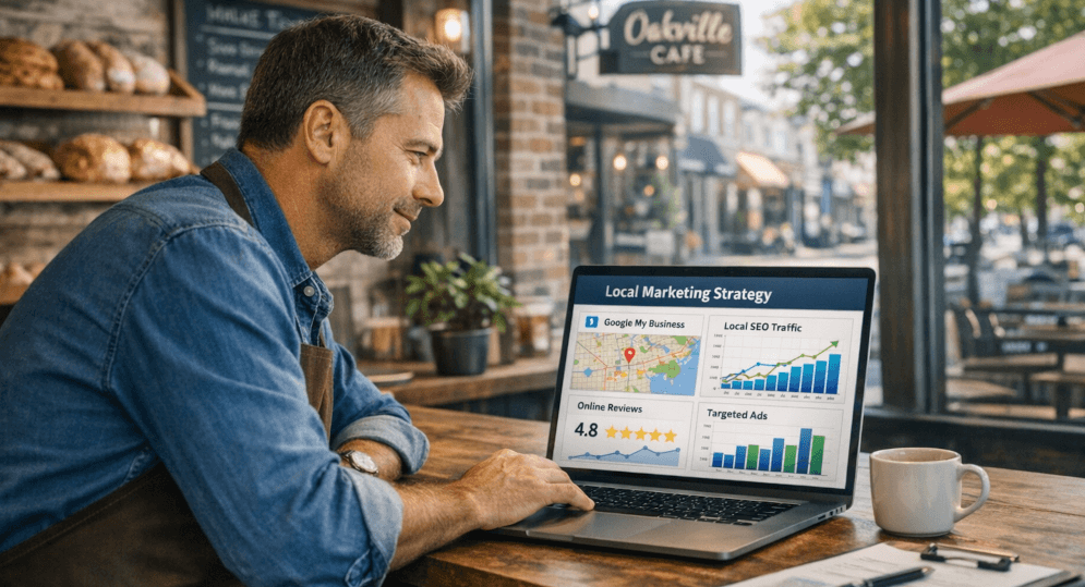 local business digital marketing strategy key27, Oakville